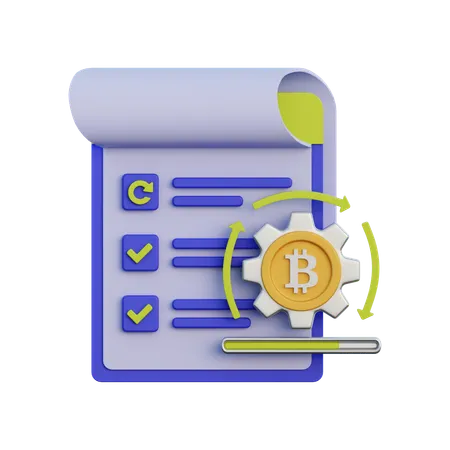 Financial Report  3D Icon