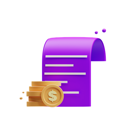 Financial Report  3D Icon