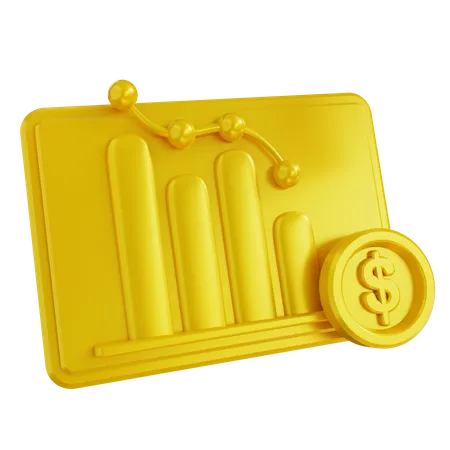 Financial Report 3D Icon