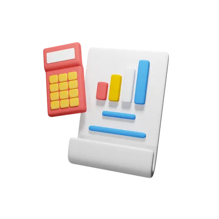 Financial Report Download This Item Now 3D Icon