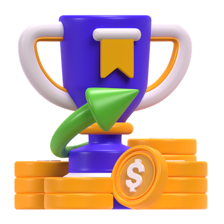 Financial Rewards  3D Icon