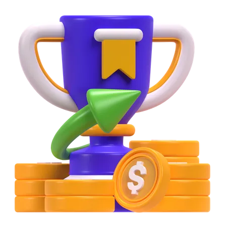 Financial Rewards  3D Icon