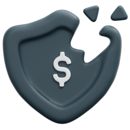 Financial Risk  3D Icon