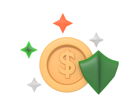 Financial Safety  3D Icon