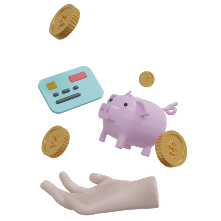 Financial Savings  3D Icon