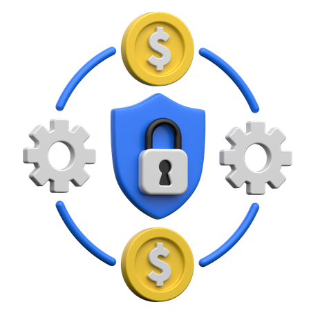 Financial security  3D Icon