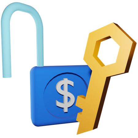 Financial Security  3D Illustration