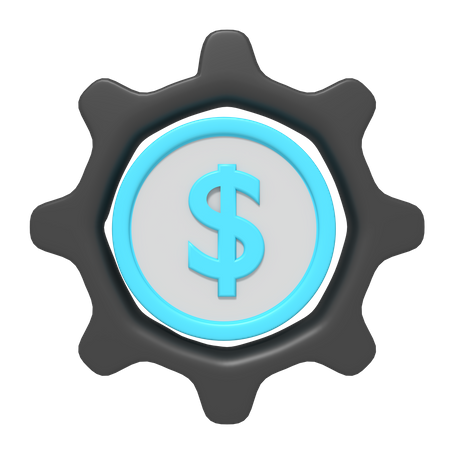 Financial Setting  3D Icon