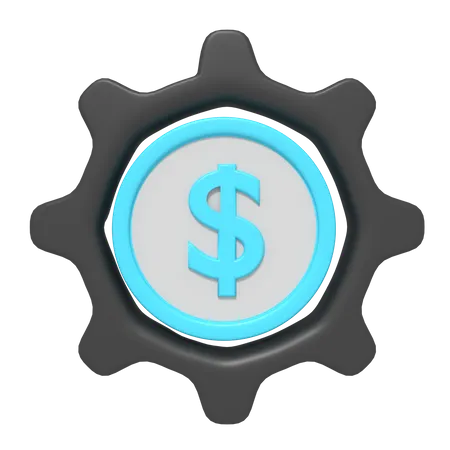 Financial Setting  3D Icon