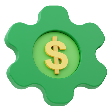 Financial Setting  3D Icon