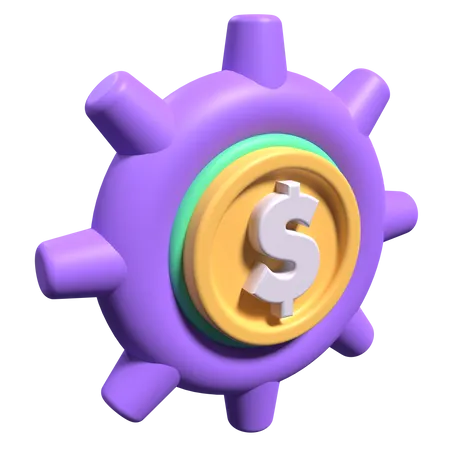 Financial Setting  3D Icon