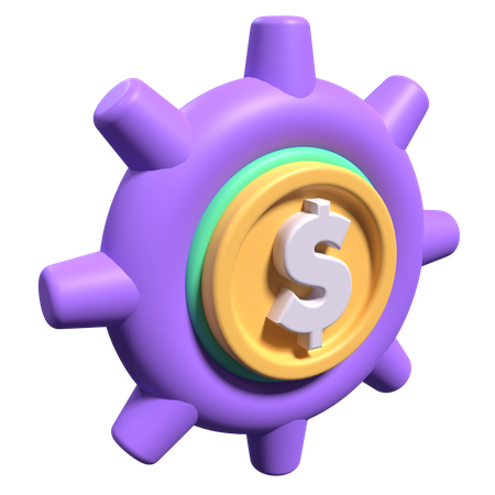 Financial Setting  3D Icon