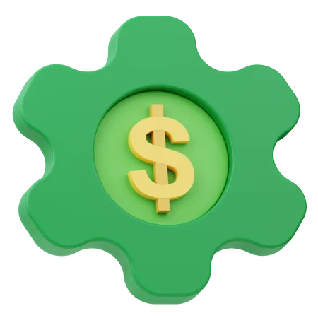 Financial Setting  3D Icon