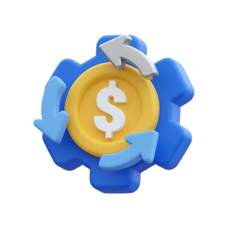Financial Setting 3D Icon