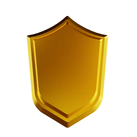 Financial Shield  3D Illustration