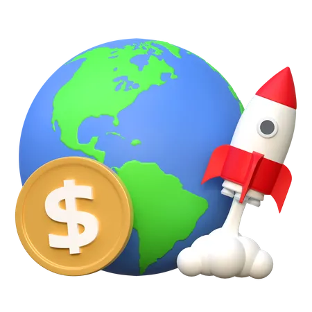 Financial Startup  3D Icon