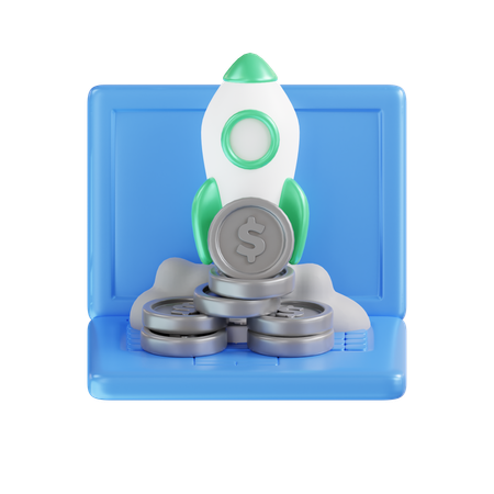 Financial Startup  3D Icon