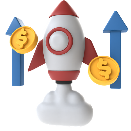 Financial Startup  3D Icon