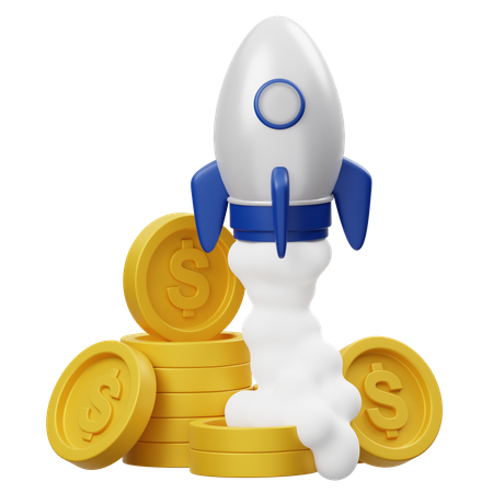 Financial Startup  3D Icon