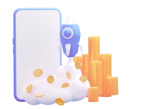 Financial Startup  3D Icon