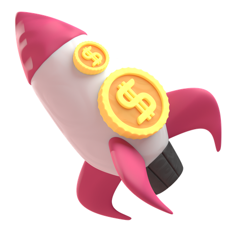 Financial Startup  3D Illustration