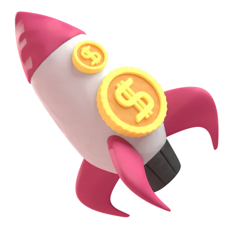 Financial Startup  3D Illustration