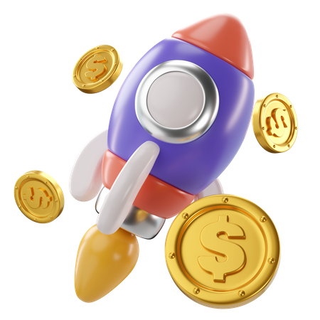 Financial Startup  3D Icon