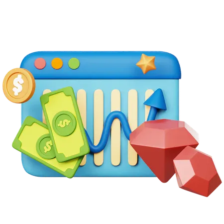 Financial Statement  3D Icon