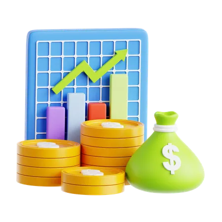 Financial Statement  3D Icon