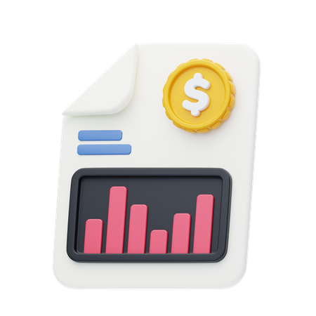 Financial Statements  3D Icon