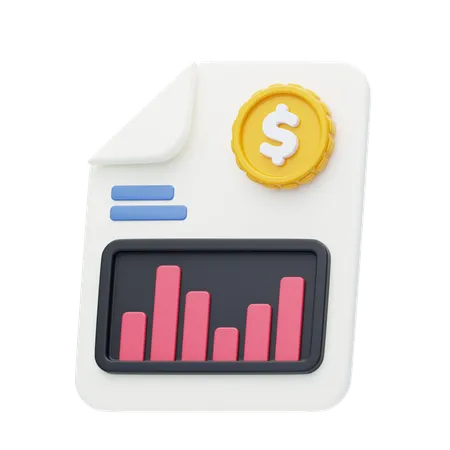 Financial Statements  3D Icon