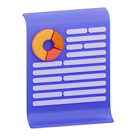 Financial Statistics  3D Icon