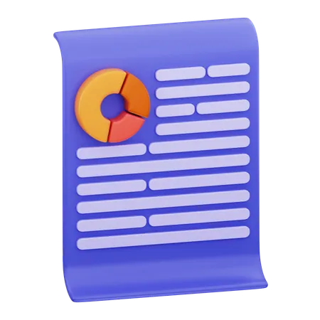 Financial Statistics  3D Icon