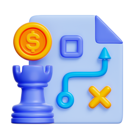 Financial Strategy  3D Icon