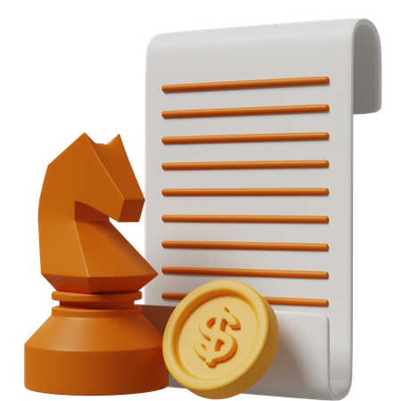 Financial Strategy  3D Icon