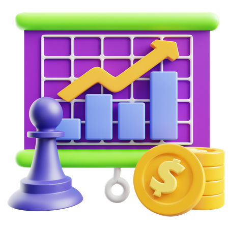 Financial Strategy  3D Icon