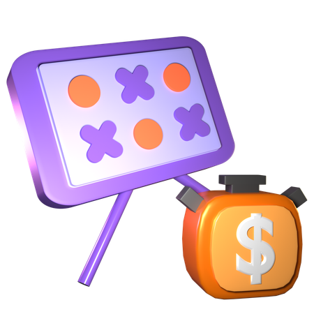 Financial Strategy  3D Icon