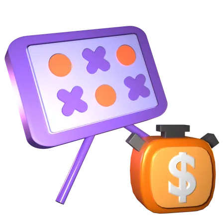 Financial Strategy  3D Icon