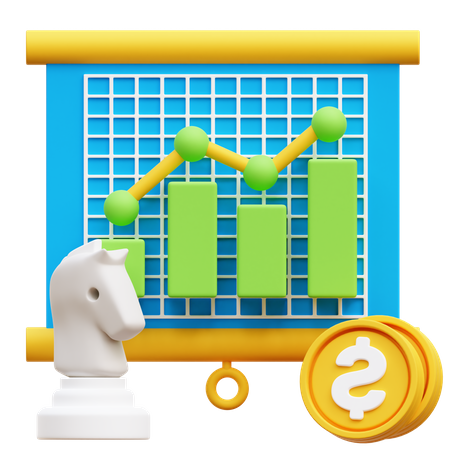 Financial Strategy  3D Icon