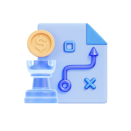 Financial Strategy  3D Icon