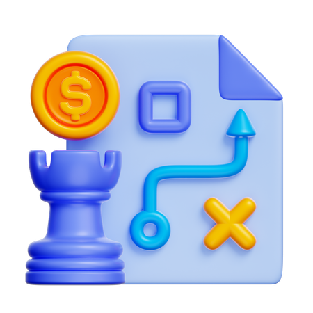 Financial Strategy  3D Icon