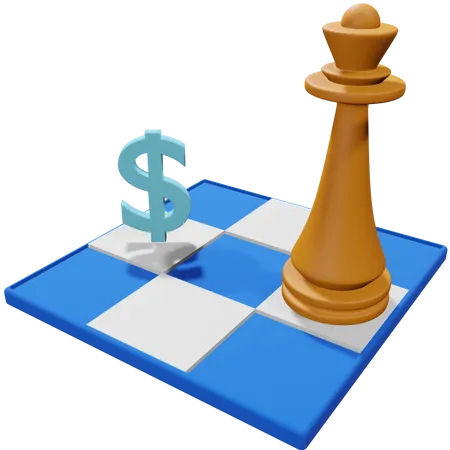 Financial Strategy  3D Illustration