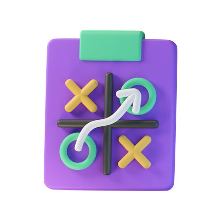 Financial Strategy 3D Icon