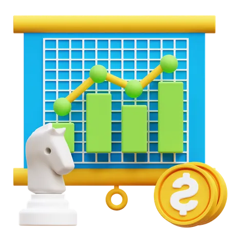 Financial Strategy  3D Icon