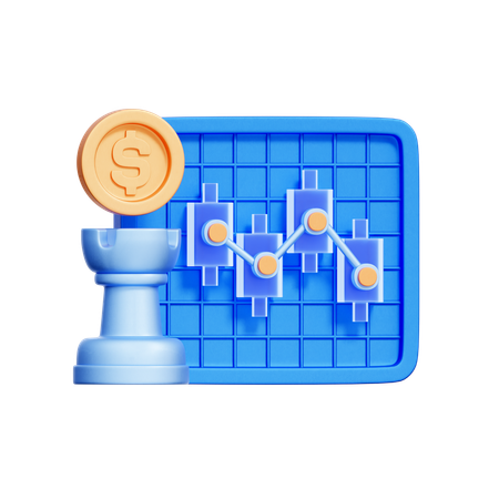 Financial Strategy Plan  3D Icon