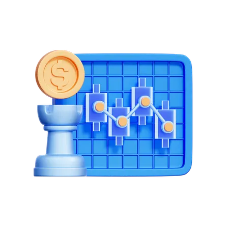 Financial Strategy Plan  3D Icon