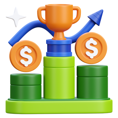 Financial Success  3D Icon