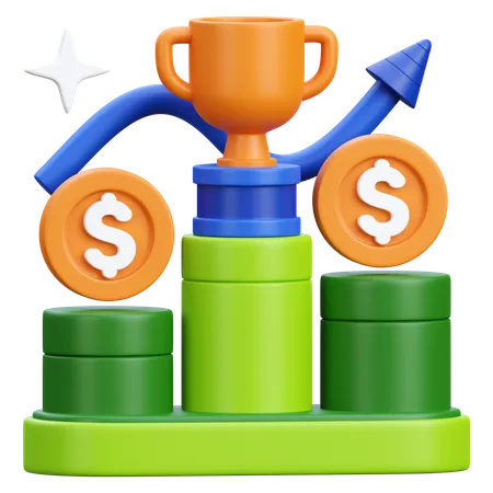 Financial Success  3D Icon