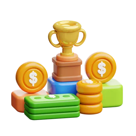 Financial Success  3D Icon