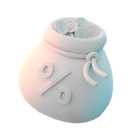 金融税  3D Icon